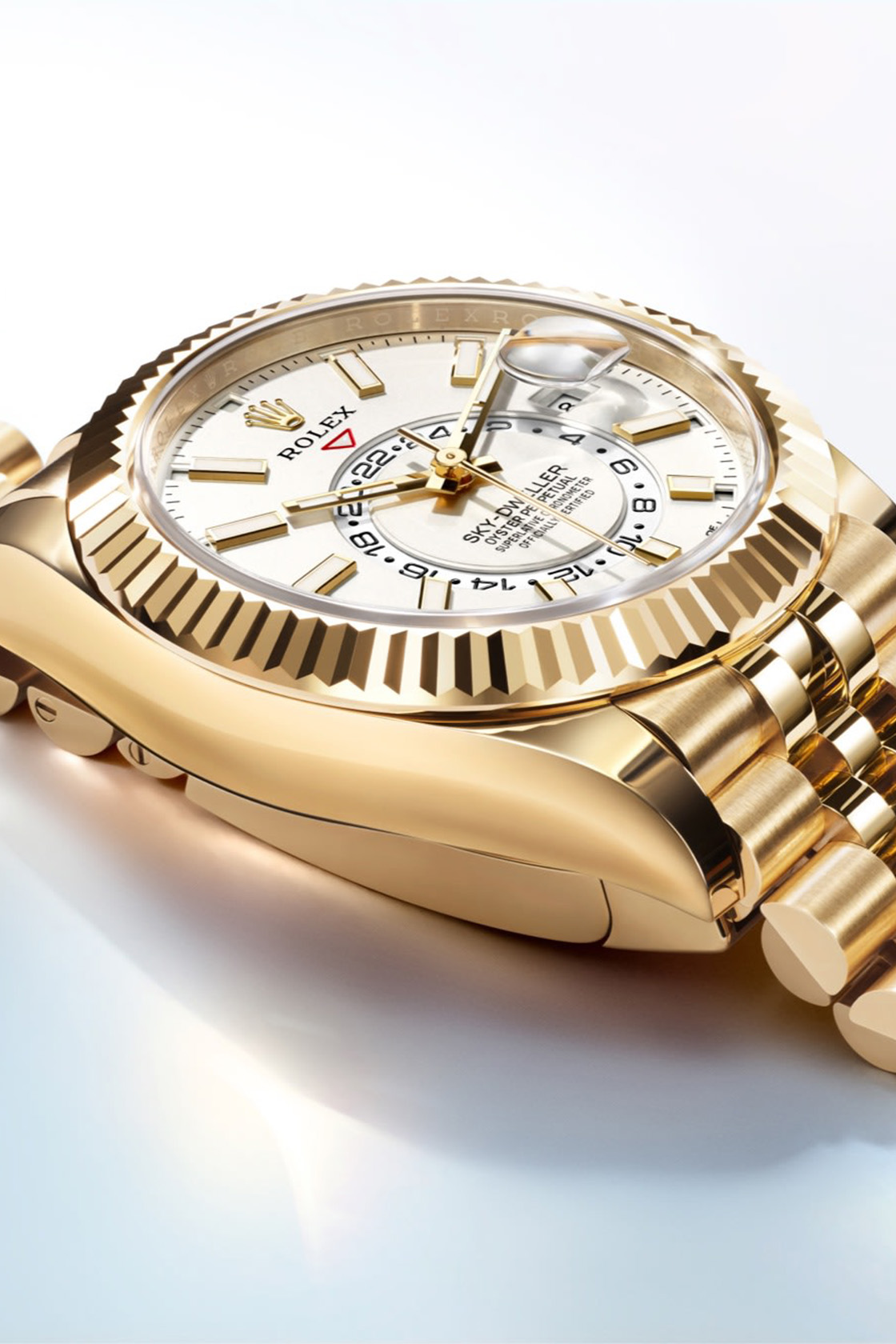 Rolex Sky-Dweller watch in 18-karat yellow gold