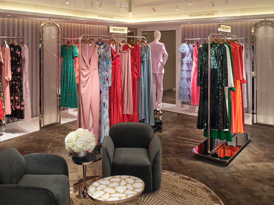 Occasionwear Room at Harrods