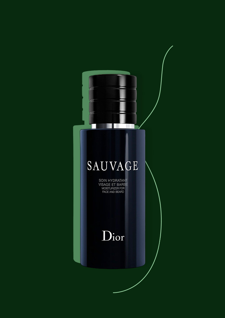 8 DIOR  Sauvage Moisturizer for Face and Beard (75ml)