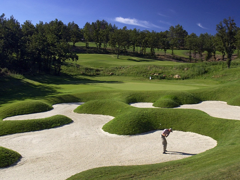 Golf course of Terre Blanche Hôtel Spa Golf Resort, Provence