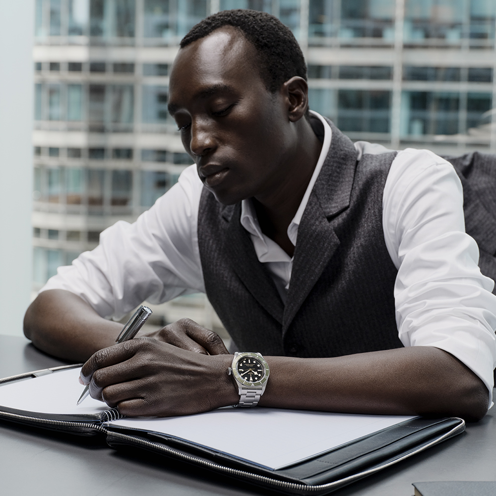 Man wearing watch