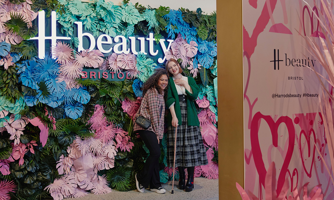 Photo wall at H beauty Bristol