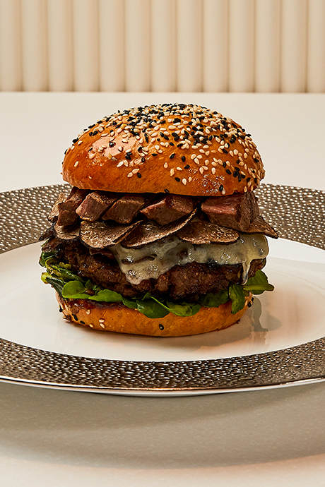 The 1849 wagyu beef burger with truffles