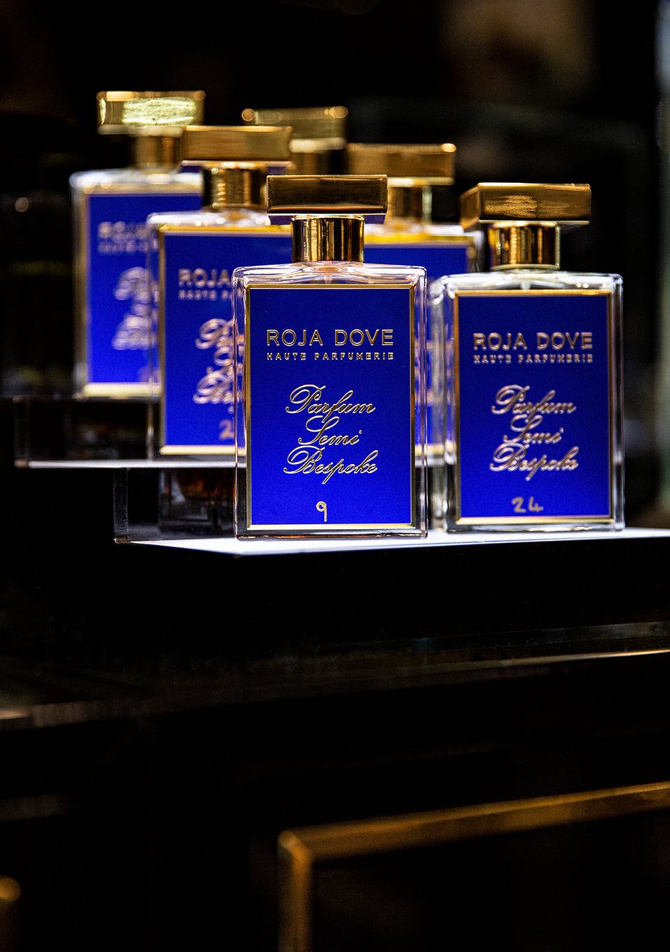 Bottles of semi-Bespoke fragrance