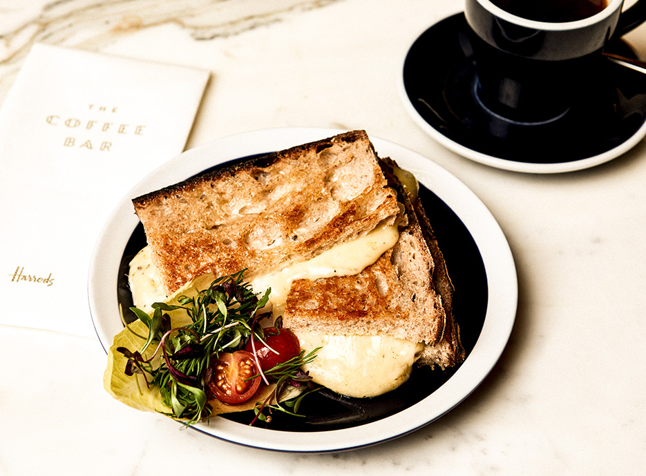 Harrods Restaurants - The Coffee Bar - Truffle Cheese Toastie