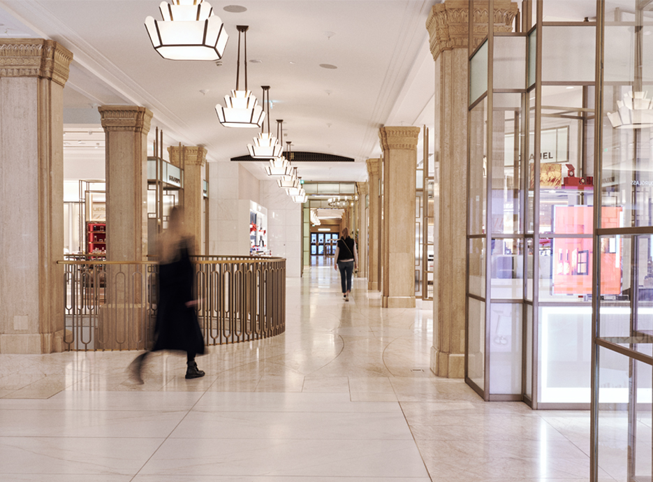 The Beauty Halls; Corridors; Harrods