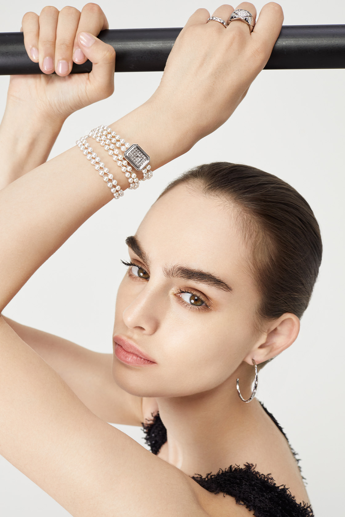 Model wearing Chanel Fine Watch and Fine Jewellery