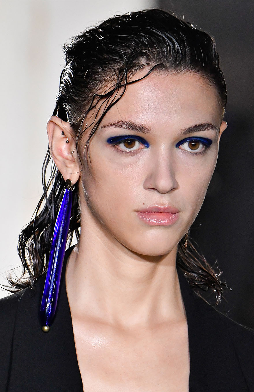 Wet Look Hairstyle