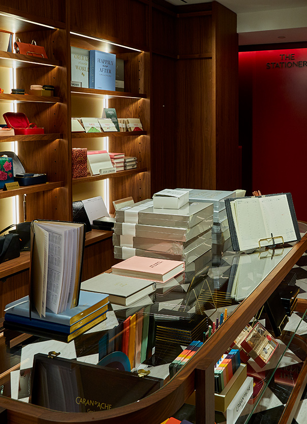 The Stationer room inside The Arcade