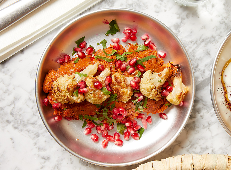 Cauliflower dish available at The Lebanese Bakery