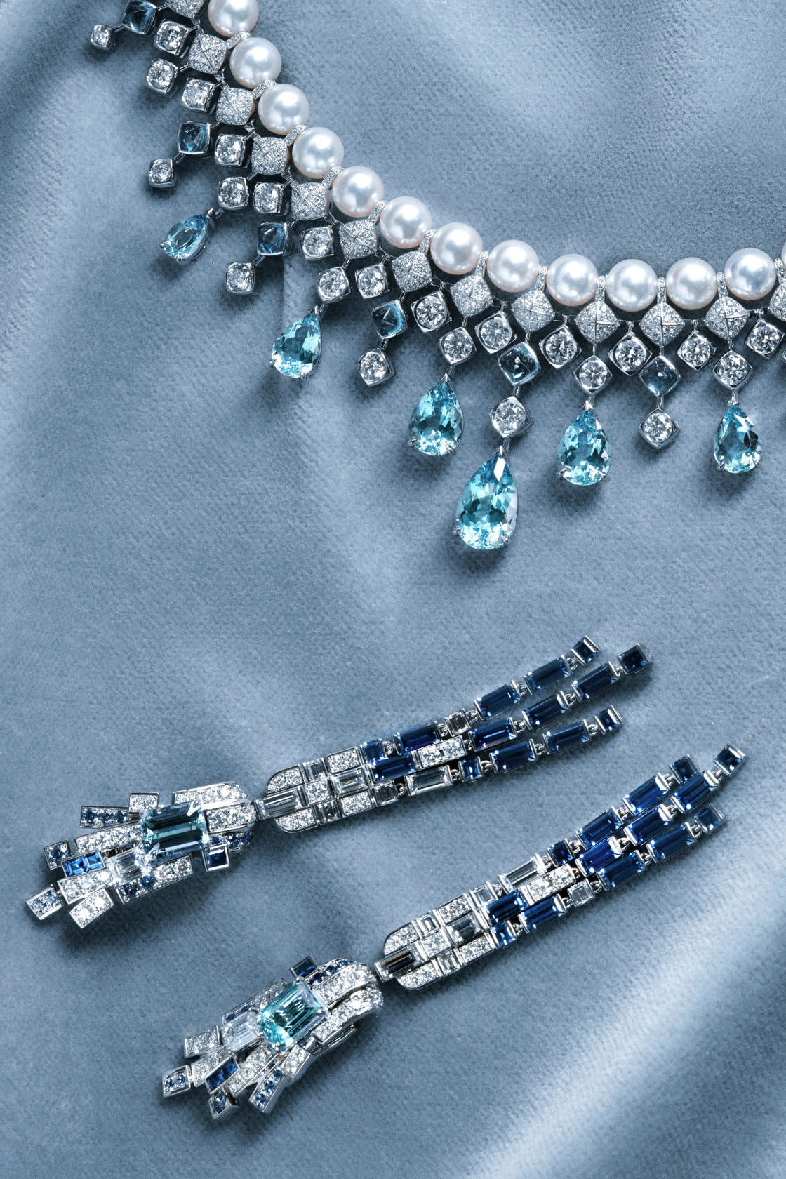 Piaget necklace and earrings