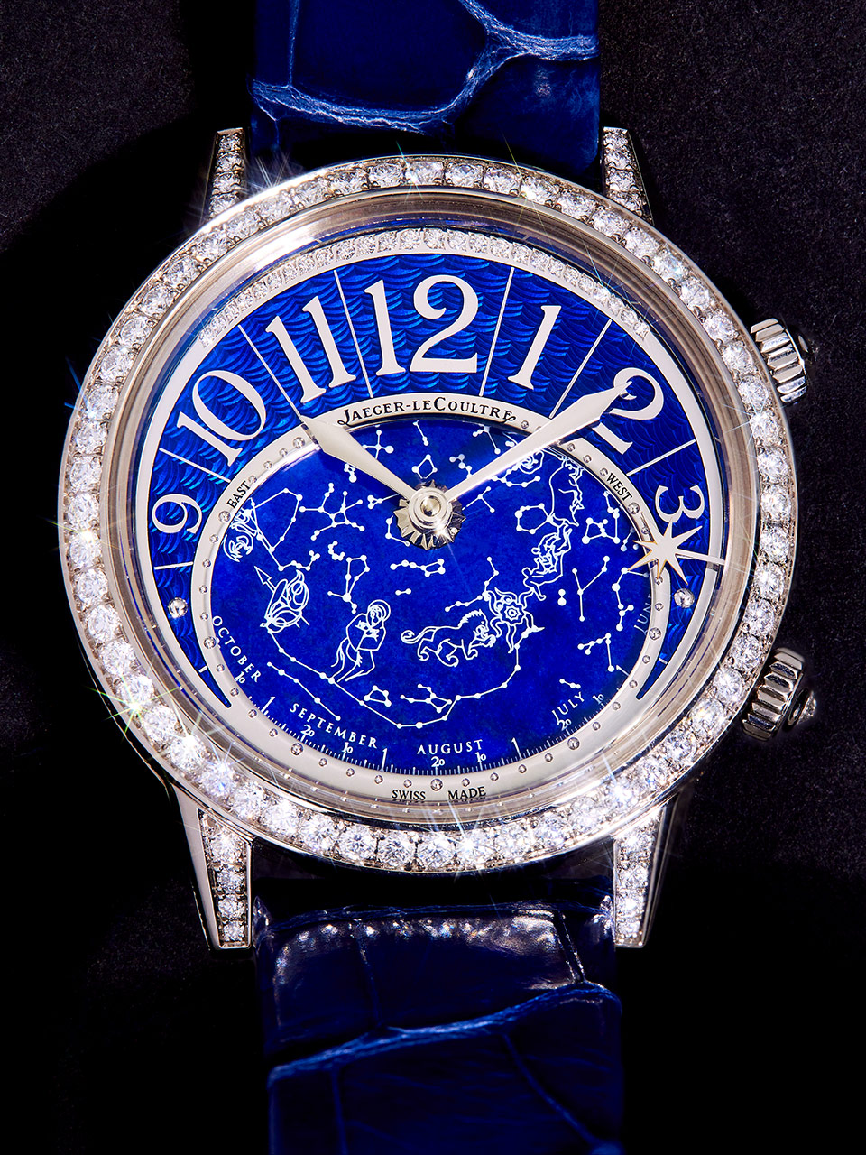 Jaeger LeCoultre Blue Face Watch