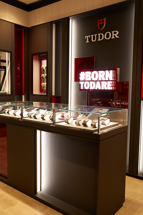 Tudor boutique in the Fine Watch room at Harrods