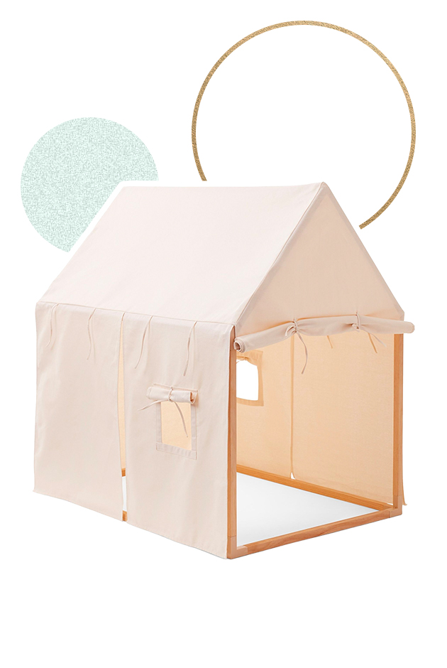 Pink play tent