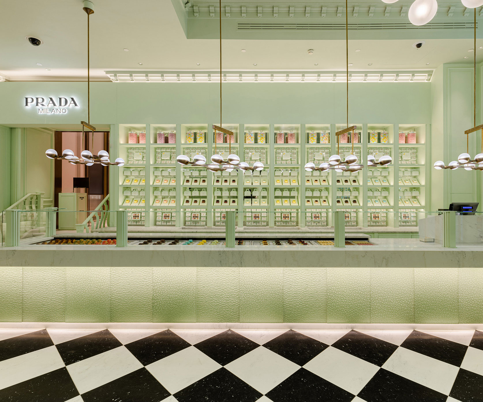 Prada Caffe Interior