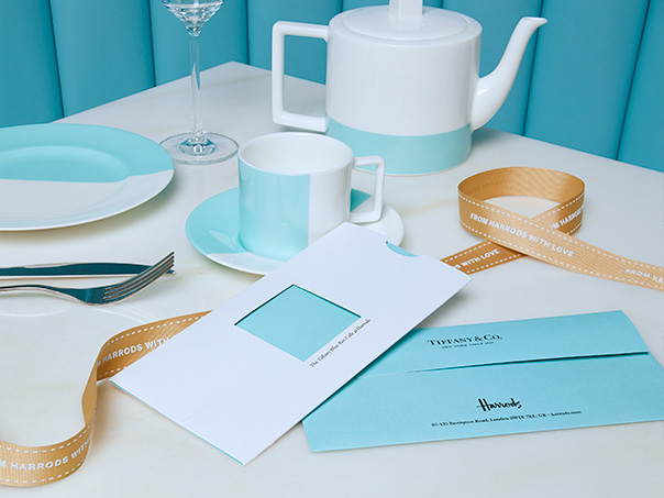 Harrods Experience gift voucher for Tiffany Blue Box Cafe