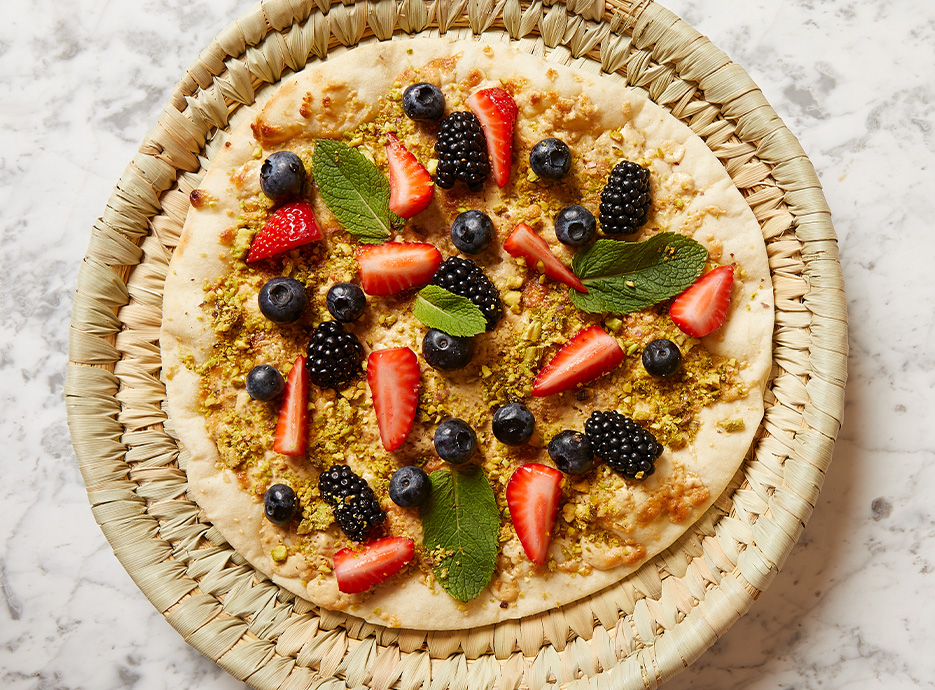 Sweet flatbread available at The Lebanese Bakery