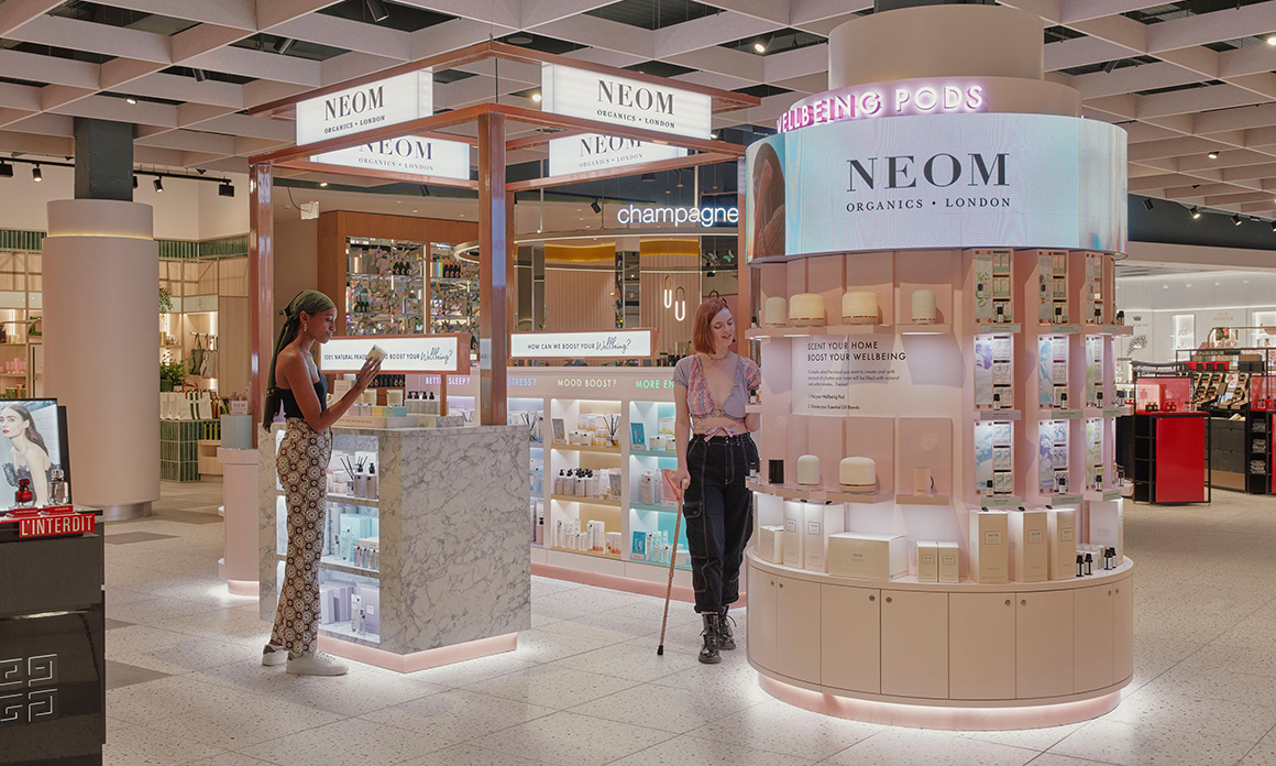 Neom stand at H beauty Bristol