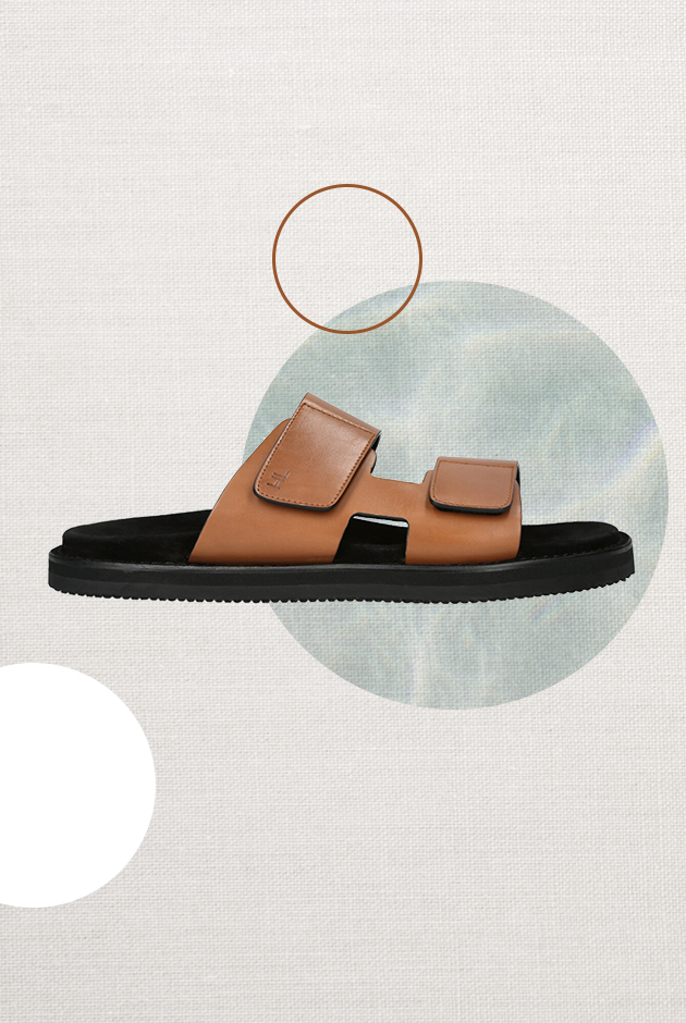 Leather Promenade Sandals