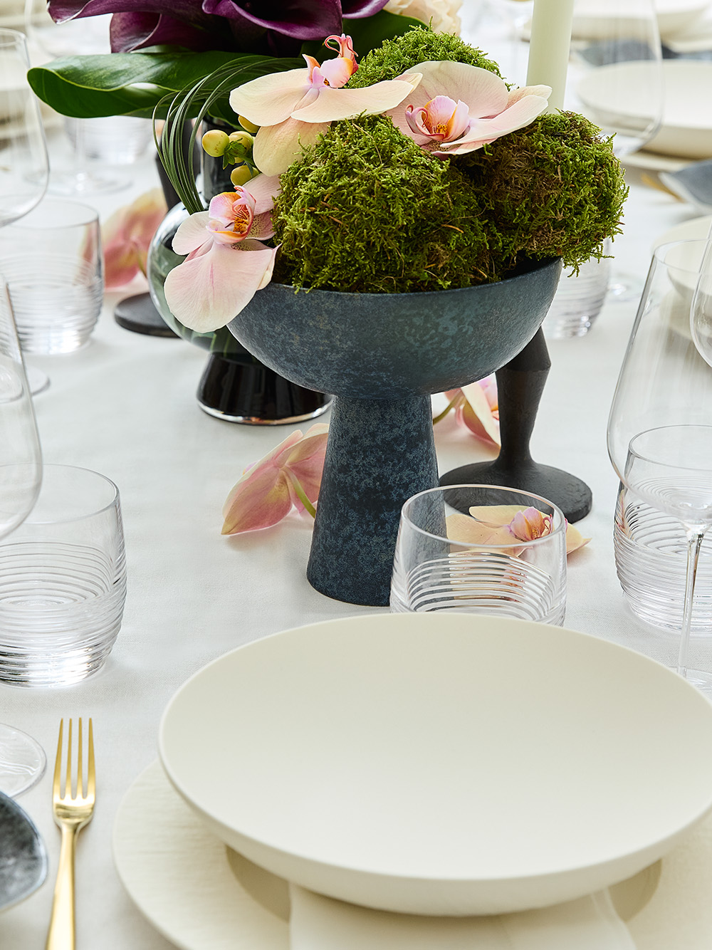 Center pieces for a dinner party