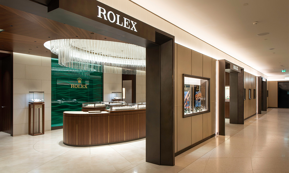 Rolex boutique at Harrods