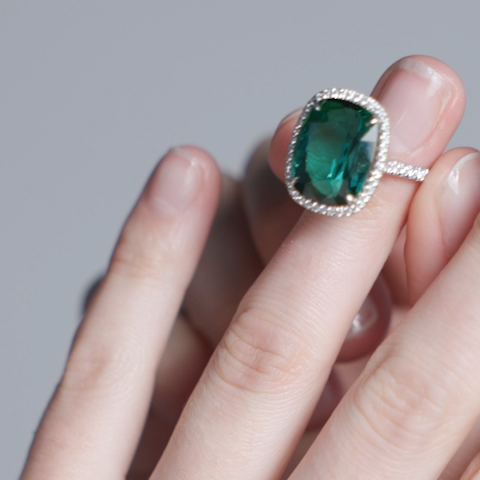 Video of emerald ring