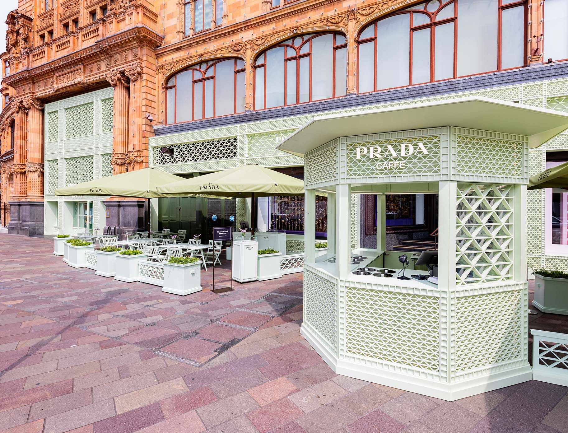 Prada Caffe Outdoor Terrace