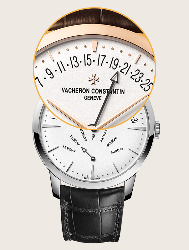 Vacheron Constantin Rose Gold Patrimony Retrograde Day-Date Watch 42.5Mm