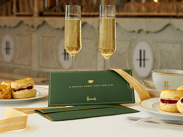 Harrods Experience gift voucher at The Harrods Team Rooms